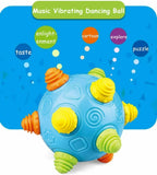 Baby Music Shake Ball Toy Bouncing Sensory Vibrating Music Learning Dancing Toy