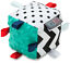 Baby Sensory Cube Toy Soft Black White