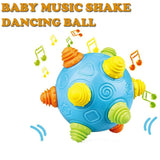 Baby Music Shake Ball Toy Bouncing Sensory Vibrating Music Learning Dancing Toy